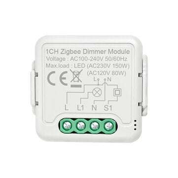 Tuya ZB 1 Gang Dimmer Module Light Switch Module Light Control Mobilephone APP Remote Control Intell