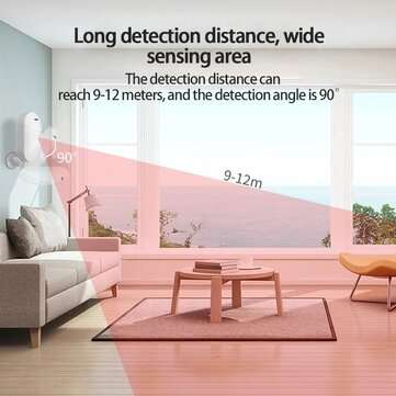Tuya WiFi PIR Motion Sensor Wireless Infrared Detector APP Security Burglar Human Body Induction Ala