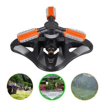 Three-prong Rotating Multifunctional Omni-directional Convenient Automatic Irrigation Sprinkler with