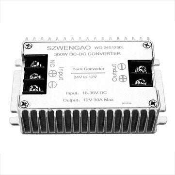 SZWENGAO WG-24S1230L 24V to 12V 30A DC-DC High-performance Automotive Power Supply Step Down DC Conv