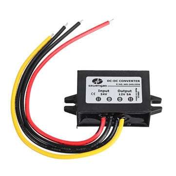 SZWENGAO WG-24S1205S 24V to 12V 5A Car Power Converter 60W Car Step Down Power Supply Module
