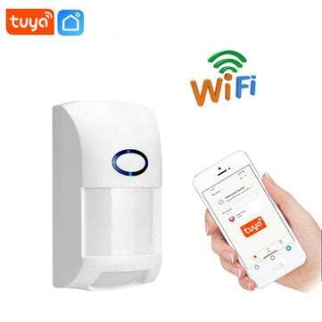 Tuya Smart Life APP WiFi Infrared Human Body Alarm Work with Google Alexa