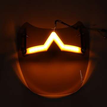 Universal LED Front Fairing Windshield Motorcycle Windscreen Fitting 5"-7" Round Headlight