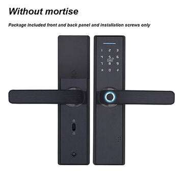 Tuya Electronic Smart Door Lock Wifi Biometric Fingerprint Lock Security Intelligent Smart Lock With