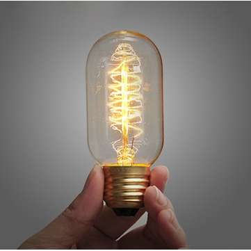 T45 E27 220V 40W Incandescent Bulb Retro Edison Light Bulb