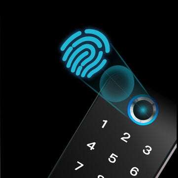 Tuya APP Fingerprint Door Lock Waterproof Outdoor Gate Bluetooth Lock TT Lock App Passcode Rfid Card
