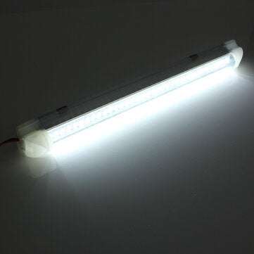 Universal Interior 34cm LED Light Strip Lamp White with ON/OFF Switch 1Pcs for Car Auto Caravan Bus