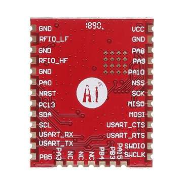 SX1278 Wireless LoRa Module RHF78-052 LoRaWAN Node Module Integrated STM32 Low Power Long Distance 4