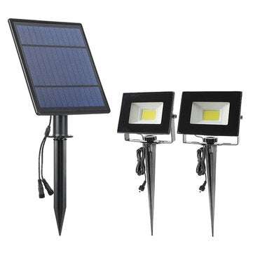 T-SUN LED Solar Light Outdoor Garden Solar Spotlight 2 Mode Light Sensor Solar Wall... (TYPE: B5PCS)