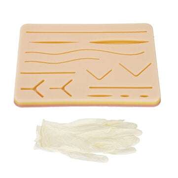 Surgical Simulated Skin Muscle Suture Practice Student Silicone Pad Training