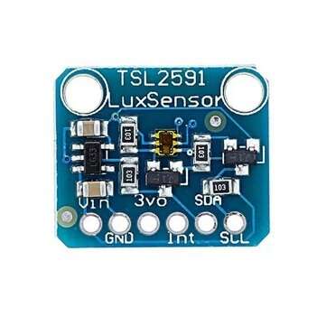TSL2591 5V Digital Light Sensor Module High Dynamic Range Lux IR Infrared Full Spectrum Diodes Detec