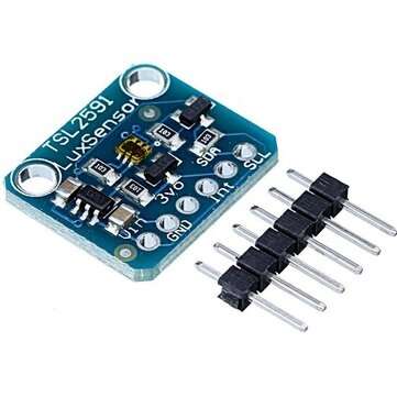 TSL2591 5V Digital Light Sensor Module High Dynamic Range Lux IR Infrared Full Spectrum Diodes Detec