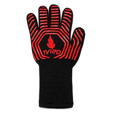 Tvird BBQ Grilling Cooking Gloves 932F Heat Resistant Barbecue Gloves for Men Women Kitchen Protec