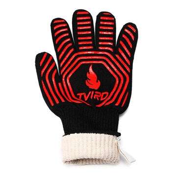 Tvird BBQ Grilling Cooking Gloves 932F Heat Resistant Barbecue Gloves for Men Women Kitchen Protec