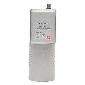 Universal Dual Polarity Ku-Band Twin LNBF for Satellite TV Receiver