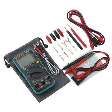 Temperature Tester Digital Multimeter Amperometer Universal Meter 6000 Counts Backlight AC DC Curren