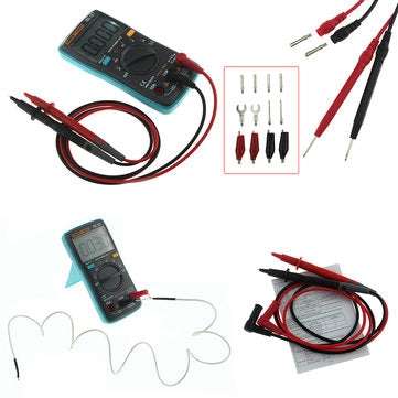 Temperature Tester Digital Multimeter Amperometer Universal Meter 6000 Counts Backlight AC DC Curren