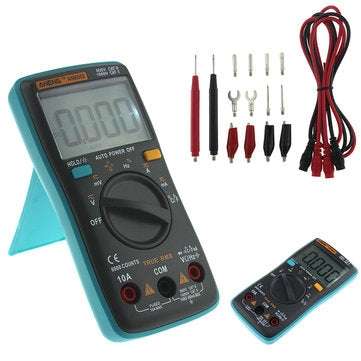 Temperature Tester Digital Multimeter Amperometer Universal Meter 6000 Counts Backlight AC DC Curren