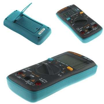 Temperature Tester Digital Multimeter Amperometer Universal Meter 6000 Counts Backlight AC DC Curren