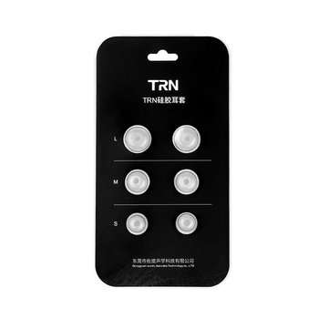 TRN 3 Pairs of Silicone Soft Eartips for In-ear Earphone Headphone Earplugs (COLOR.: WHITE)