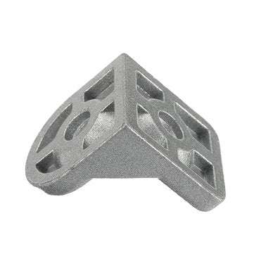 Suleve ZAS20 4Pcs Steel Ring Angle Bracket Corner Brackets Zinc alloy 20x20mm