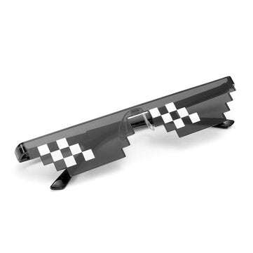 Thug Life Attitude Stylish Sunglasses Novelty MLG Pixelated Glass 6/8 Bit Pixel Unisex (SIZE: #2)