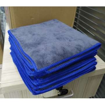Tsumbay 12Pcs 40*40CM Car Wash Towels Microfiber Washing Cleaning Cloth Care Polishing Plush Washing