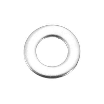 Suleve MXSW2 50Pcs Metric Stainless Steel Flat Washer Gasket M3/M4/M5/M6/M8 (SIZE: M6)