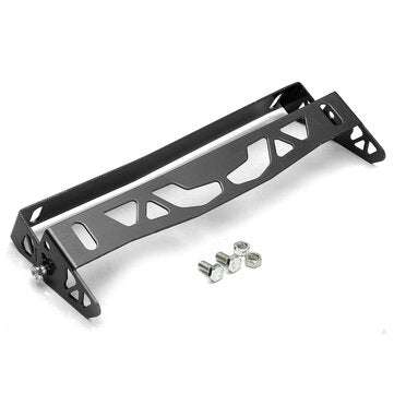 Universal Car Truck Bumper Tilt License Number Plate Mount Frame Holder Bracket (COLOR.: BLACK)