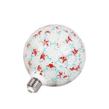 TFN-G125XGB AC85-265V 4W E27 1800K Warm White 3D Retro LED G125 Tiffany Glass Light Bulb for Indoor