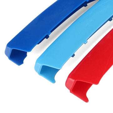 Tricolor Front Car Moulding Trim Strip Cover Decoration ABS Clip For BMW 2 Series F22 F23