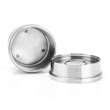 Three Types Stainless Steel Refillable Coffee Capsule Cup Reusable Coffee Pods for illy... (TYPE: C)