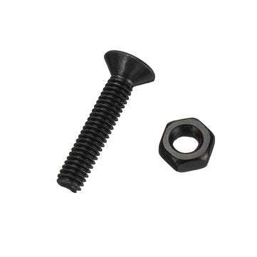 Suleve MXCH7 460Pcs M3 M4 M5 Flat Head Hex Socket Screw Carbon Steel 10.9 Grade Bolt Nut Assortme