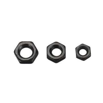 Suleve MXCH7 460Pcs M3 M4 M5 Flat Head Hex Socket Screw Carbon Steel 10.9 Grade Bolt Nut Assortme