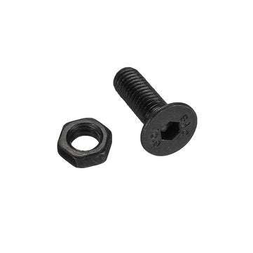 Suleve MXCH7 460Pcs M3 M4 M5 Flat Head Hex Socket Screw Carbon Steel 10.9 Grade Bolt Nut Assortme