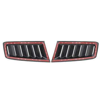 Universal Car RS Style Bonnet Vents Carbon Fiber Look For Ford Focus MK2