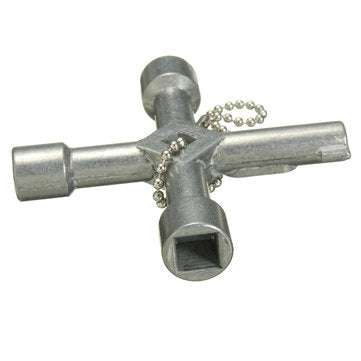 Universal Cross Key Train Electrical Cabinet Elevator Triangle Key