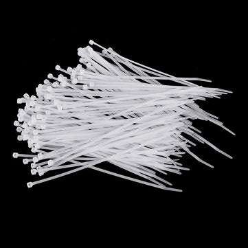 Suleve ZT13 Nylon 500Pcs 3/4mm 10/12/15/20cm White Nylon Self-locking... (WIDTH: 4MM | LENGTH: 12CM)