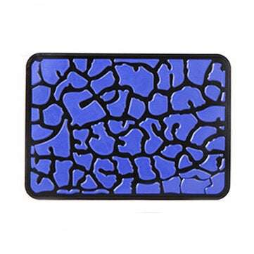 Universal Car Non-Slip Mats Soft Rubber Mat Stone Grain Outlook (COLOR.: BLUE)