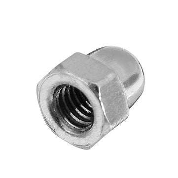 Suleve M4SN3 30Pcs M4 304 Stainless Steel Dome Head Cap Acorn Hex Nuts Thread Decor Cover Nuts