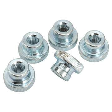 Suleve MXCN3 50Pcs Carbon Steel Knurled Thumb Nut Thread M3 M4 M5 M6 M8 M10 (SIZE: M8)