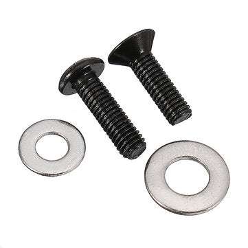 Suleve M3CH8 M3 Carbon Steel Hex Socket Flat Head Button Head Screws Flat Washers Assortment 180p