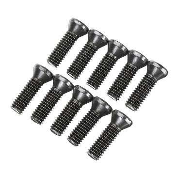 Suleve M3.5TT1 10Pcs M3.5 Tungsten Button Head Torx Security Screw for Carbide CNC Machine 12mm
