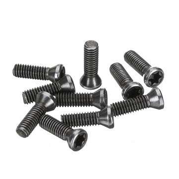 Suleve M3.5TT1 10Pcs M3.5 Tungsten Button Head Torx Security Screw for Carbide CNC Machine 12mm