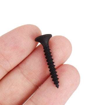 Suleve M3.5CP5 1000Pcs M3.5 Cross Black Recessed Flat Head Self Tapping Ash Phosphorus Drywall Metri