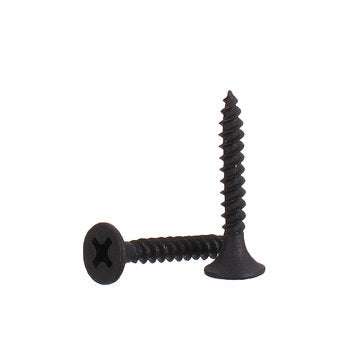 Suleve M3.5CP5 1000Pcs M3.5 Cross Black Recessed Flat Head Self Tapping Ash Phosphorus Drywall Metri