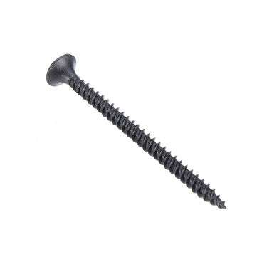 Suleve M3.5CP3 350Pcs M3.5 Cross Black Recessed Flat Head Self Tapping Ash Phosphorus Drywall Metric