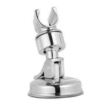 Universal Adjustable Hand Shower Holder Suction Cup Holder Full Plating Shower Rail Head Holder Bath