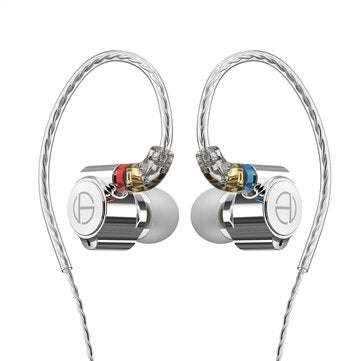 TRN TA1 Knowles BA DD Drive In Ear Earphone HIFI Earphone Metal Earphone Earbud W... (COLOR: SILVER)