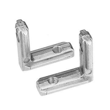 Suleve LJ20 5Pcs T Slot L Shape Inside Corner Connector Joint Bracket for 2020 Series Aluminum Pr